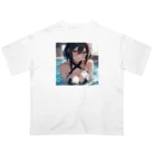 neko_28のセクシー水着のお姉さん1 オーバーサイズTシャツ