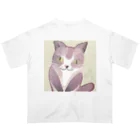 busabusaのかわいい猫 オーバーサイズTシャツ