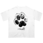 WebArtsの肉球をモチーフにしたオリジナルブランド「nikuQ」（犬タイプ）です Oversized T-Shirt