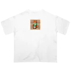 チョコミント大好き部のミントアイス狐 Oversized T-Shirt