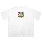 pepe55の札幌ラーメンを愛するロボ Oversized T-Shirt