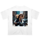 Enigma_WhispererのBike Woman2 Oversized T-Shirt