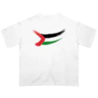 松や SUZURI店のPALESTINE FLAG Oversized T-Shirt