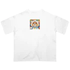 maloneyの被りものクマちゃん Oversized T-Shirt