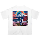 宇宙開発デザイン科の日本という星 Oversized T-Shirt