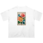 Lekeの水彩画のバラ Oversized T-Shirt