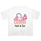 bravoadのタコ & 猫 オーバーサイズTシャツ