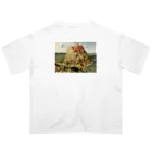 名画館のブリューゲル「バベルの塔①」　ピーテル・ブリューゲルの絵画【名画】 オーバーサイズTシャツ