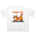 bravoadのヨガで猫のポーズ オーバーサイズTシャツ