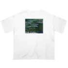 名画館のモネ「睡蓮②」　クロード・モネの絵画【名画】睡蓮シリーズ Oversized T-Shirt