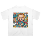 TakemaruFAのファンキーベイビー Oversized T-Shirt