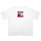 koba777のドット絵ハリネズミ Oversized T-Shirt