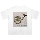 TOMATO913のFavorite wind instrument ～Horn～ オーバーサイズTシャツ