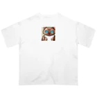 koba777のドット絵マンチカン Oversized T-Shirt