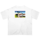 浮世絵屋の北斎「富嶽三十六景⑤　尾州不二見原」葛飾北斎の浮世絵 Oversized T-Shirt