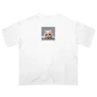 プチプライスショップのかわいい猫のグッズ オーバーサイズTシャツ