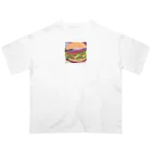 ブレイクスルーのバーガービック オーバーサイズTシャツ