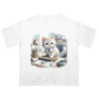 夢見る猫の箱庭のMr. Office Cat オーバーサイズTシャツ