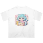 那須モバイル店の可愛いけもっ娘 Oversized T-Shirt