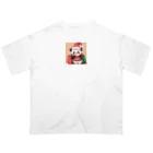 動物大好き＠たつまるの準備中パンダ Oversized T-Shirt