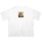 machakooのぽっちゃり猫 Oversized T-Shirt