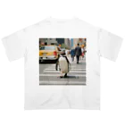 ちょこりっちのニューヨークペンギン Oversized T-Shirt