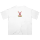 syobeのウサみみフレンチ Oversized T-Shirt