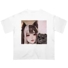 ラッキーLOVEの猫耳地雷っ娘2 Oversized T-Shirt