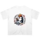 ちょこりっちの働くペンギン オーバーサイズTシャツ