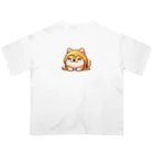 MELTPIAの溶けたしばいぬくん オーバーサイズTシャツ