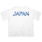 junichi-goodsのバルーン文字「JAPAN」（青色系） Oversized T-Shirt