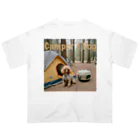 camper's dogのcamper's dog  トイプードル Oversized T-Shirt