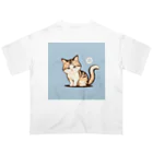 WshopTYのにゃるほどキャッツ Oversized T-Shirt