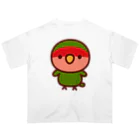 いんこ屋堂のコザクラインコ（ノーマル） オーバーサイズTシャツ