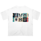 ねこの店のねこ オーバーサイズTシャツ