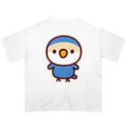 いんこ屋堂のコザクラインコ（バイオレットチェリー） Oversized T-Shirt