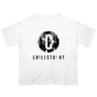 chillstwartのchillstwartロゴ オーバーサイズTシャツ