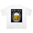 GOOD VIBES CATSの飲酒 in the sky Oversized T-Shirt