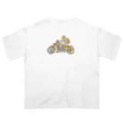 77Artcoのcafe racer#1 Oversized T-Shirt