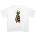 mandrake_chanのﾏﾝﾄﾞﾚちゃん(マフラー付) オーバーサイズTシャツ