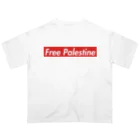 YaHabibi ShopのFree Palestine　パレスチナ解放のためのもの Oversized T-Shirt