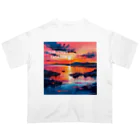 ChromastrAlのクリスマスの夕日 オーバーサイズTシャツ