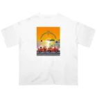 CyberArmadilloの湘南藤沢（2430）夕焼けコレクション Oversized T-Shirt