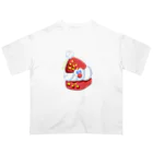 KAMI STOREのいちごサンタ🍓 オーバーサイズTシャツ