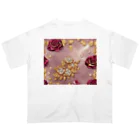 REINA-MAの薔薇 オーバーサイズTシャツ