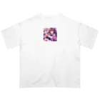 luckyTigerのゲーム女子 Oversized T-Shirt