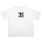 kawakawaclubの「今日こそ俺が勝つ」 Oversized T-Shirt