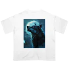 The_Hunting_GroundのTonight's moon is for wolves. オーバーサイズTシャツ