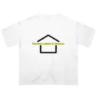 マッシュのハウスとレター オーバーサイズTシャツ