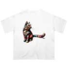 宇宙猫の宇宙猫08 Oversized T-Shirt